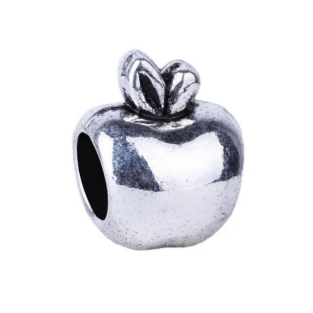 1pc Free Shipping Silver Bead Charm European Stroller Dog Bones Cat Horse's hoof Bead Fit Pandora Bracelets & Necklace