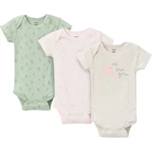 3-Pack Baby Girls Sunny Bunny Onesies® Bodysuits