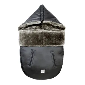 7 AM Enfant WaxedPOD Footmuff, Waxed Forest/Faux Shearling