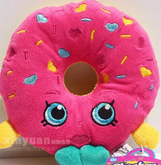 7 styles Fruit Plush Toys Strawberry Apple Cookies Donuts Lipstick Chocolate Muffin Toys for Girl Dolls & Stuffed