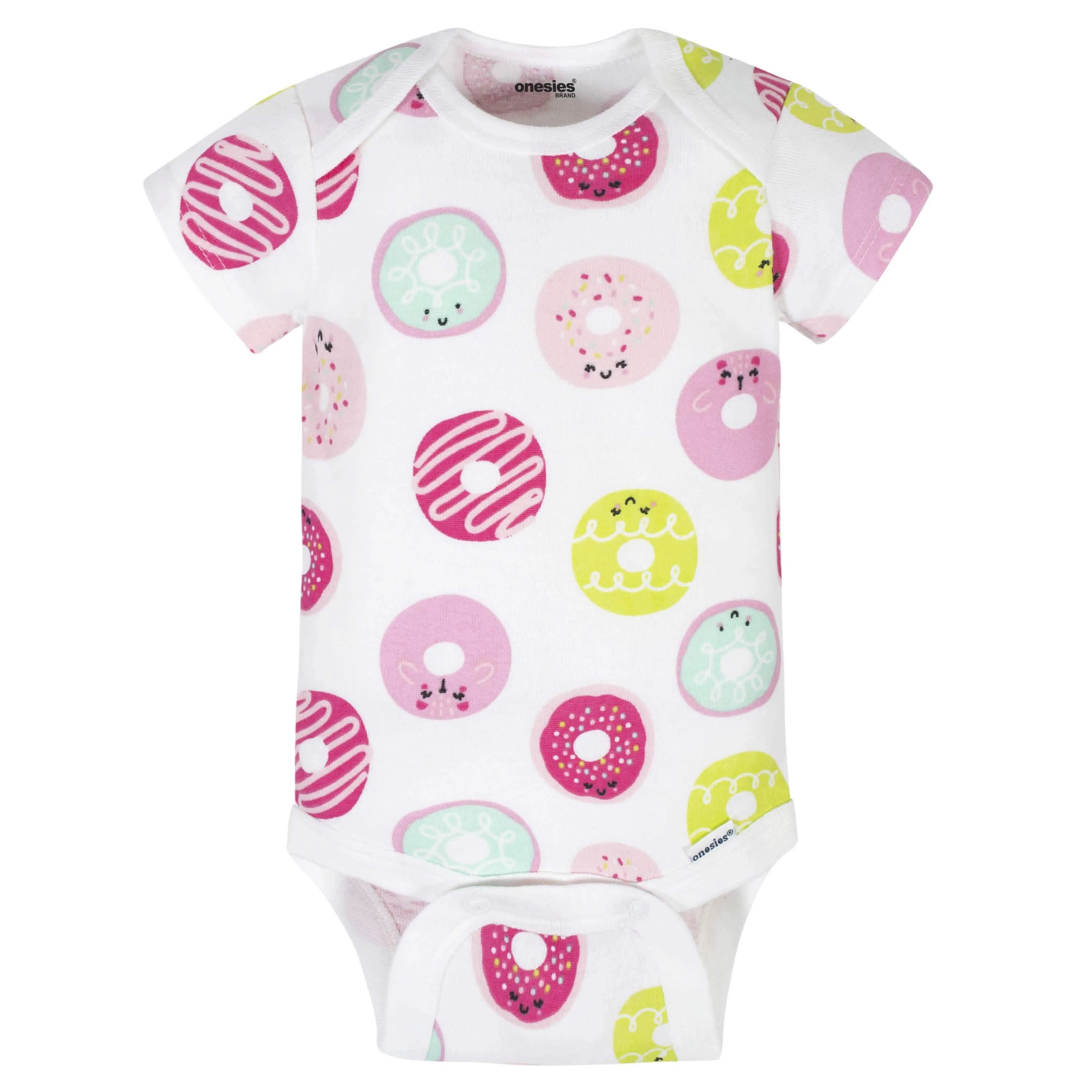 8-Pack Baby Girls Sweet Treats Onesies® Brand Bodysuits