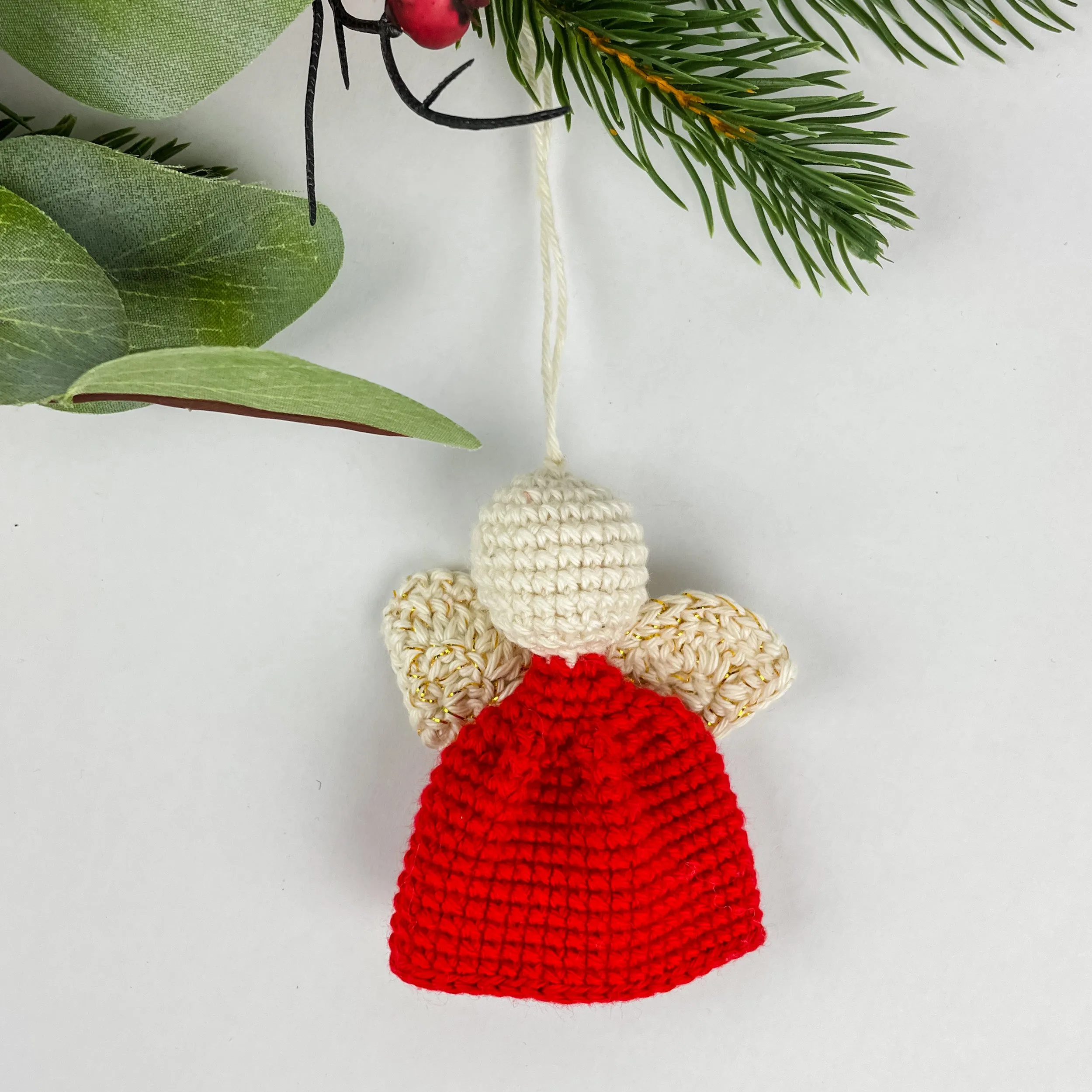 Amigurumi Angel Ornament