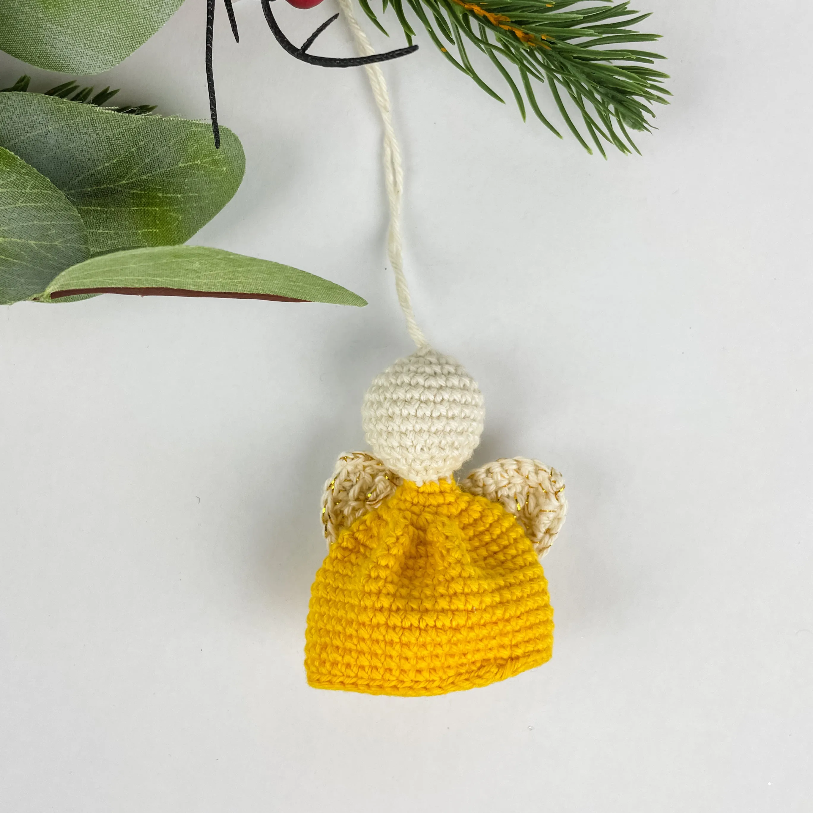 Amigurumi Angel Ornament