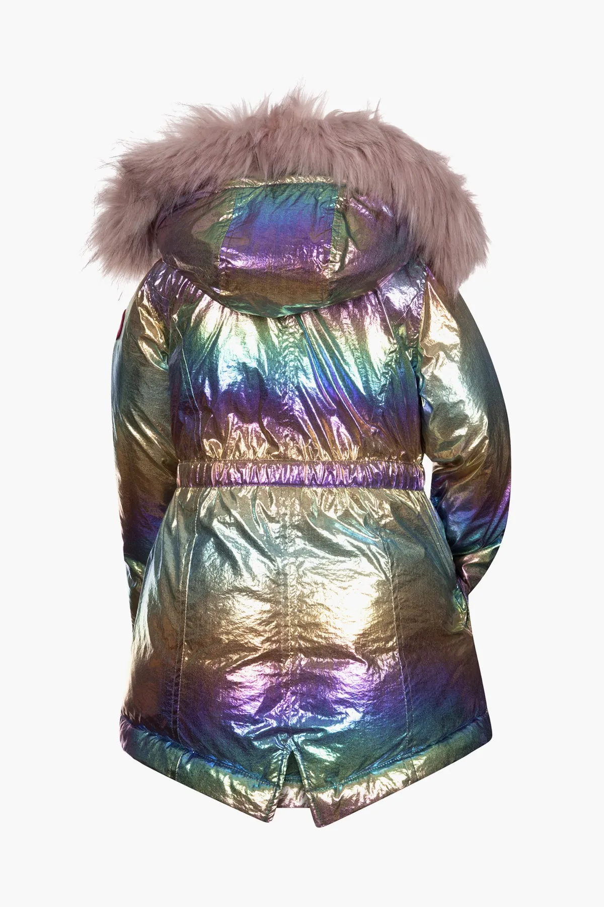 Appaman Rainbow Ombre Middie Puffer Girls Coat (Size 3 left)