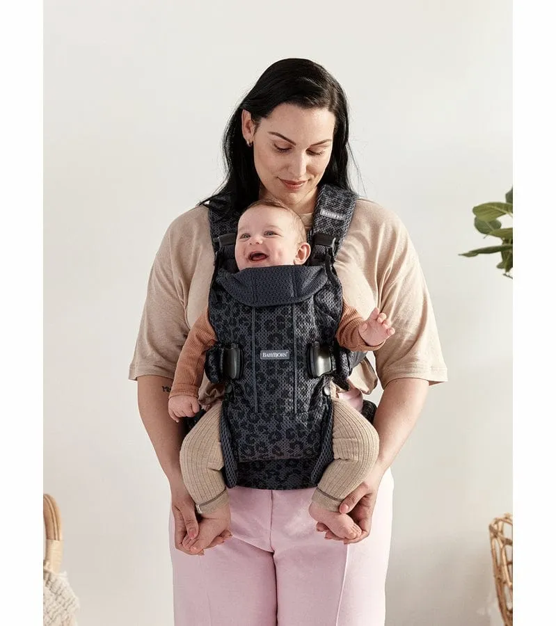 Baby Bjorn Baby Carrier One Air 3D Mesh Anthracite Leopard