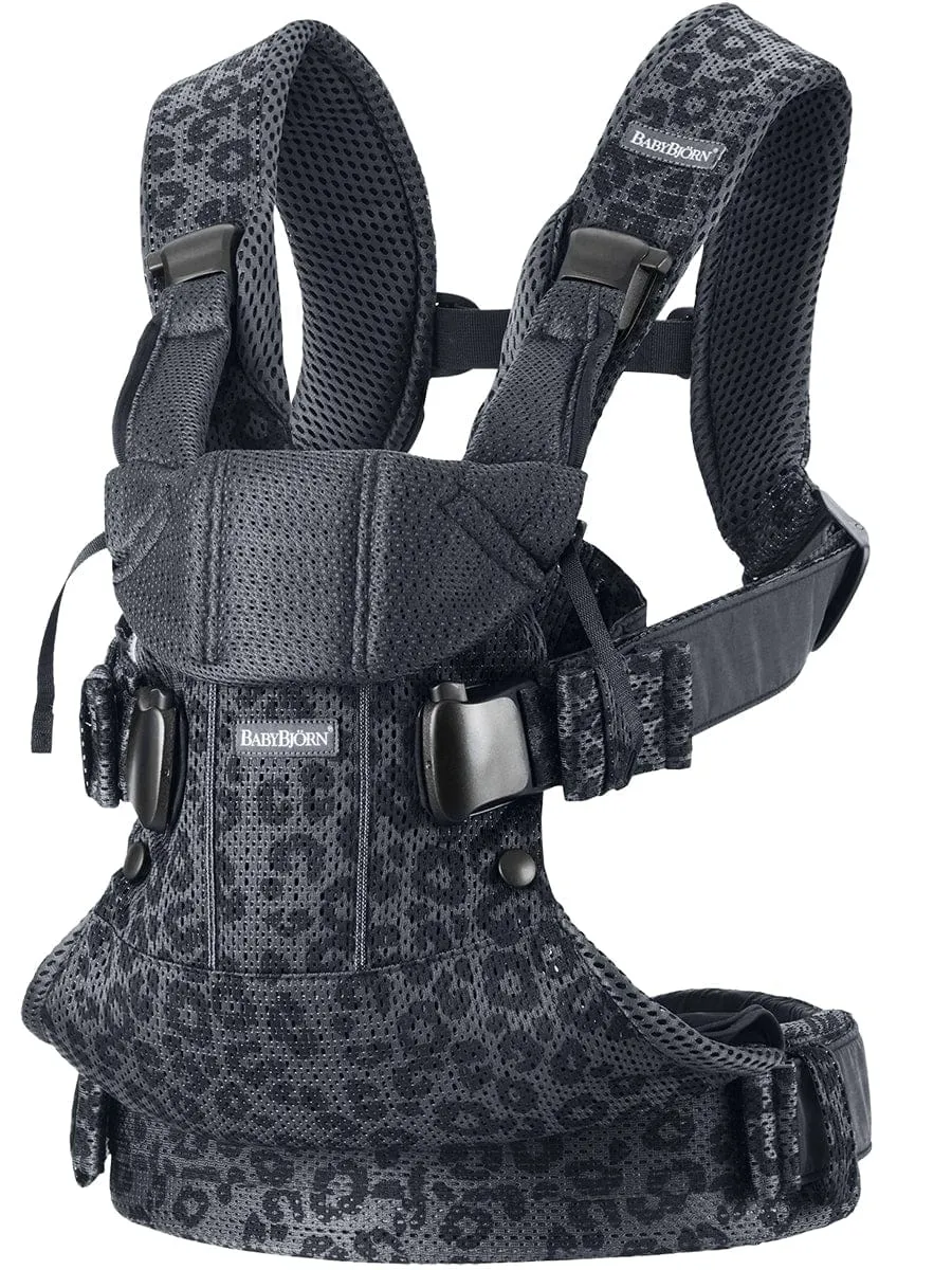 Baby Bjorn Baby Carrier One Air 3D Mesh Anthracite Leopard