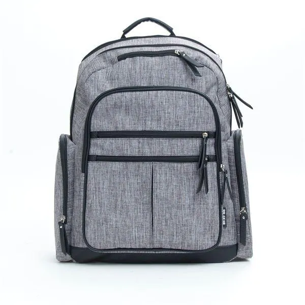 Baby Boom Places and Spaces Backpack Diaper Bag Grey