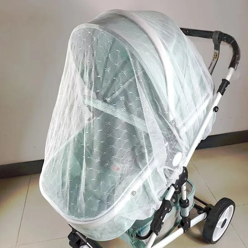 Baby Stroller  Cradle Mosquito Net Full Coverage Breathable Mesh