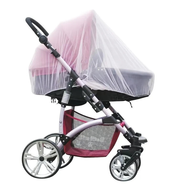 Baby Stroller  Cradle Mosquito Net Full Coverage Breathable Mesh