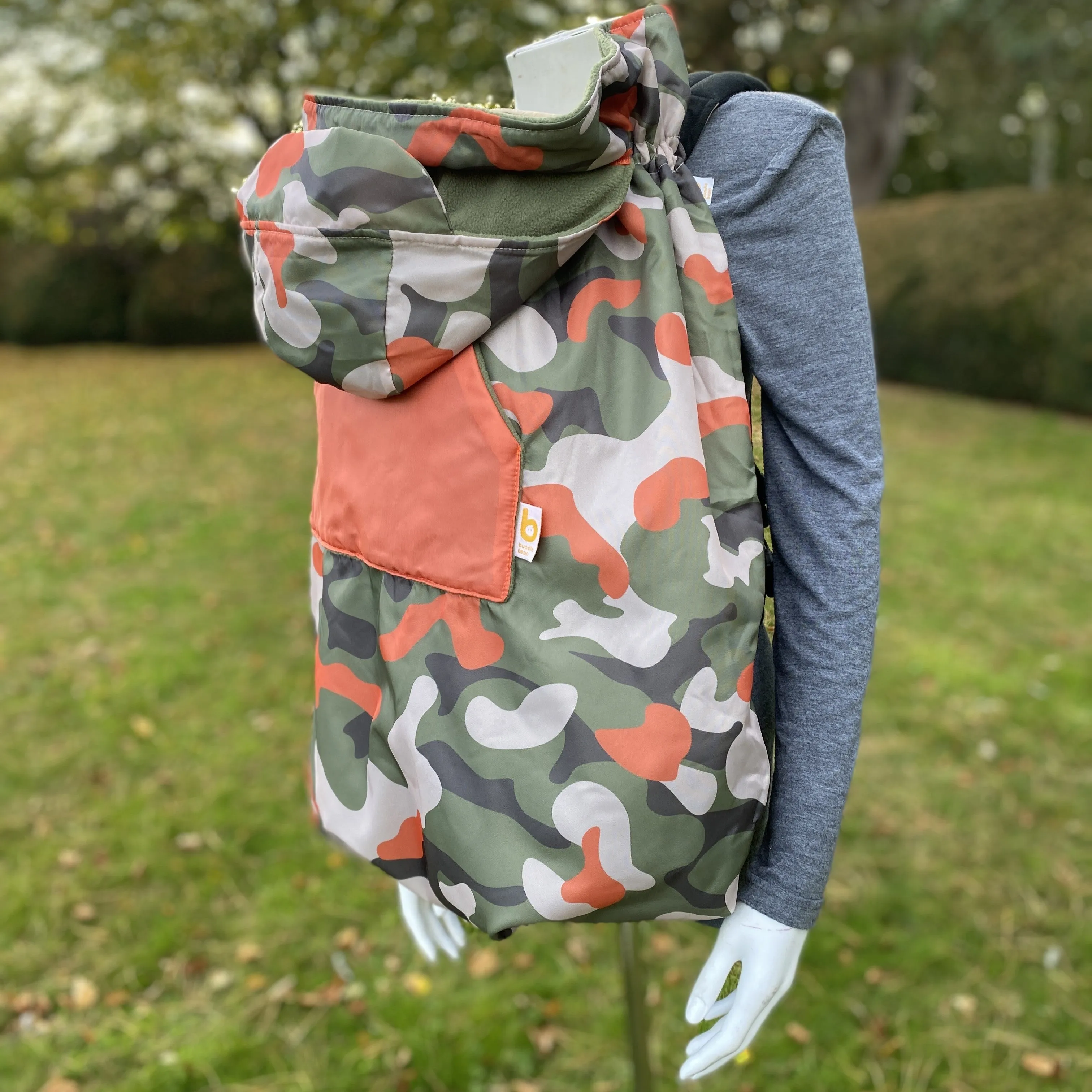 BabyWearing Fleece-lined Cover - KHAKI CAMO