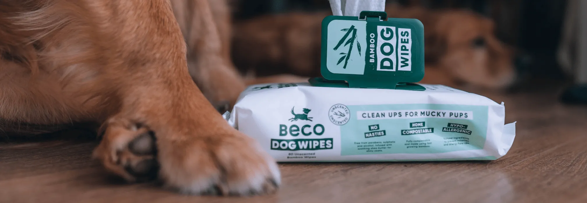 Bamboo Dog Wipes | Unscented