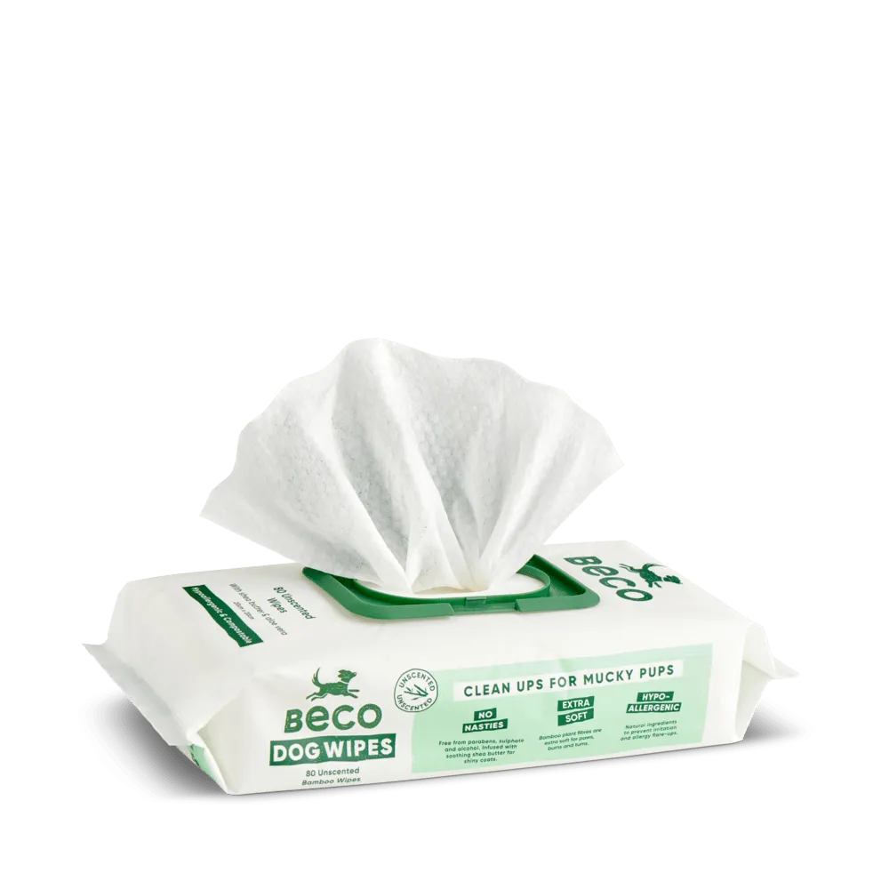 Bamboo Dog Wipes | Unscented