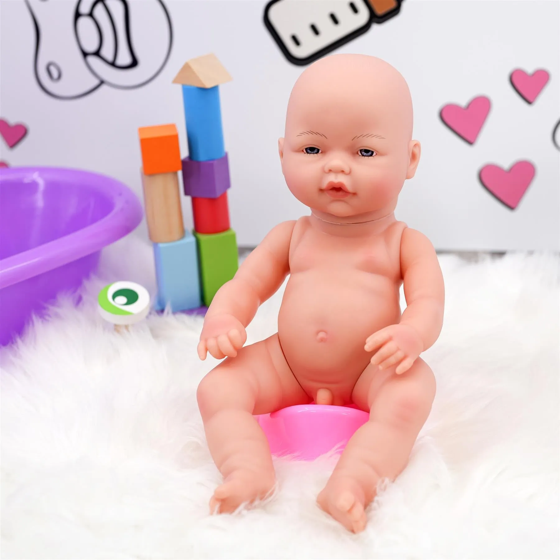 BiBi Anatomically Correct Boy Doll (36 cm / 14")