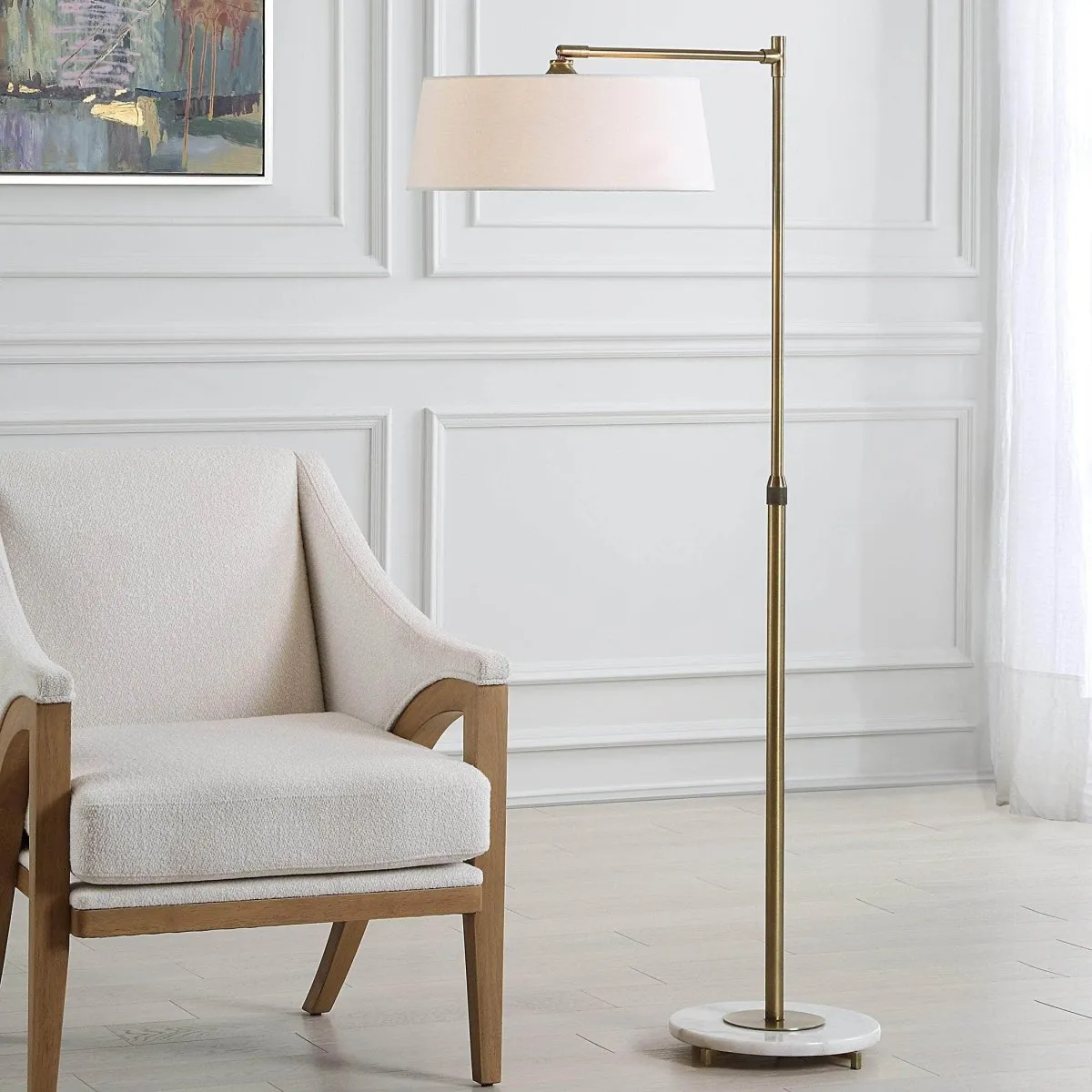 Branch Out Brass Floor Lamp