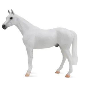 Breyer Freedom Fleabitten Grey Thoroughbred - TBC1054