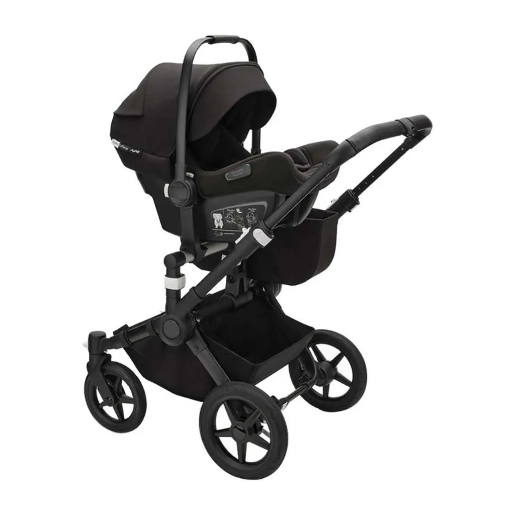 Bugaboo Donkey 5 Mono Complete Stroller, Aluminum / Midnight Black / Midnight Black