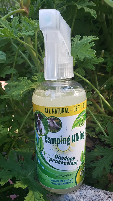 Camping and Hiking Outdoor Spray for Dogs - DEET-Free