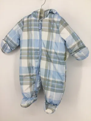 Carter's Child Size 6-9 Months Blue Plaid Outerwear - boys