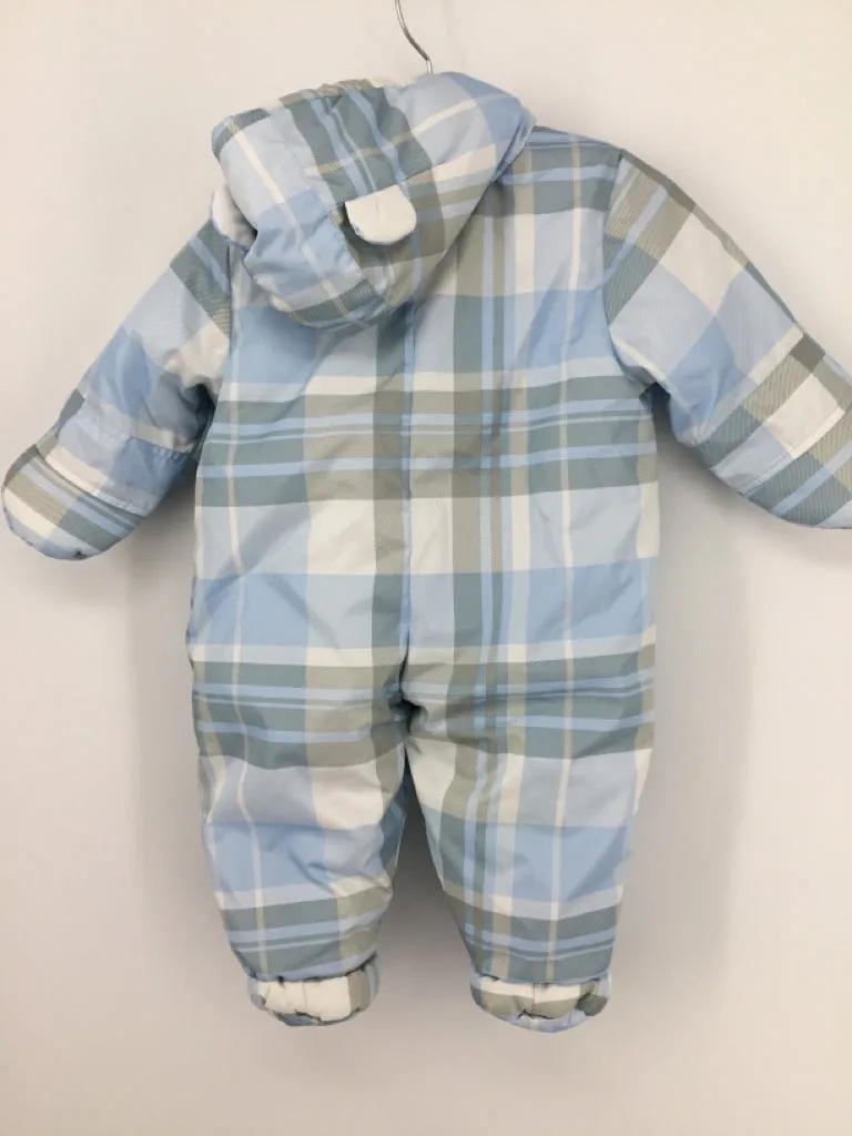 Carter's Child Size 6-9 Months Blue Plaid Outerwear - boys