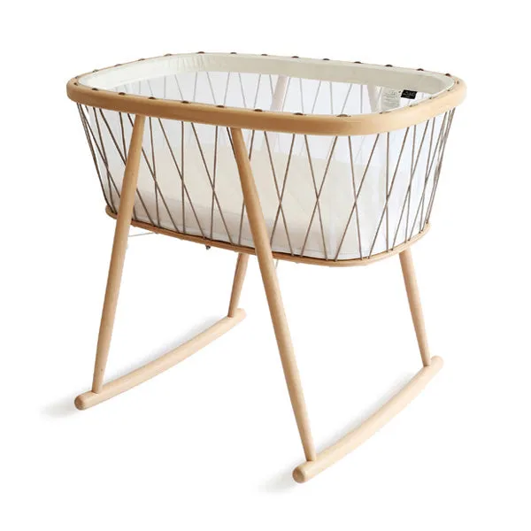 Charlie Crane KUMI Crib - Mesh / Hazelnut