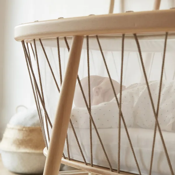 Charlie Crane KUMI Crib - Mesh / Hazelnut