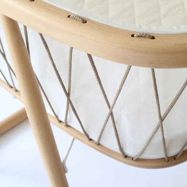 Charlie Crane KUMI Crib - Mesh / Hazelnut