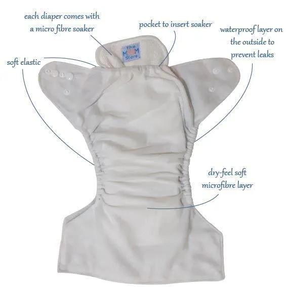 Combo of 3 Reusable Diapers - Option 1