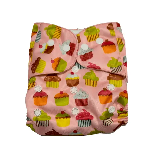 Combo of 5 Reusable Diapers - Option J