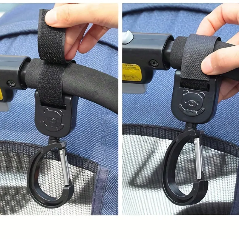 Convenient 2pcs Stroller Hooks for Easy Baby Transportation