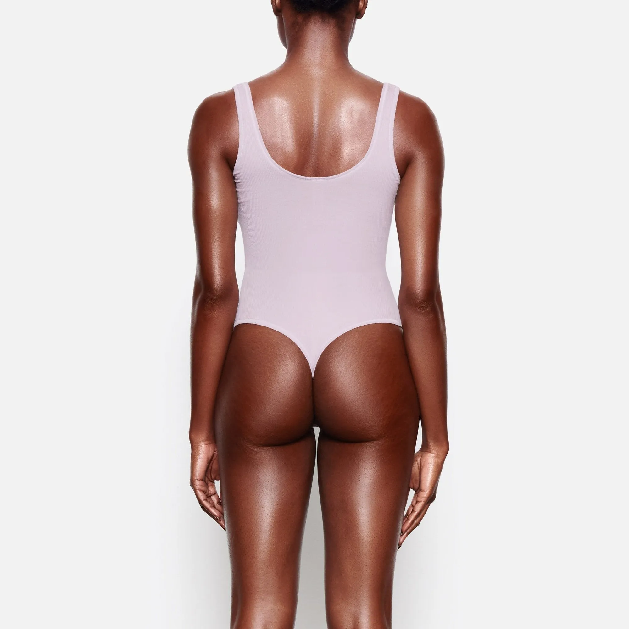 COTTON RIB BODYSUIT | IRIS MICA