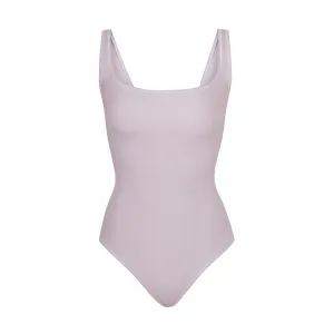 COTTON RIB BODYSUIT | IRIS MICA