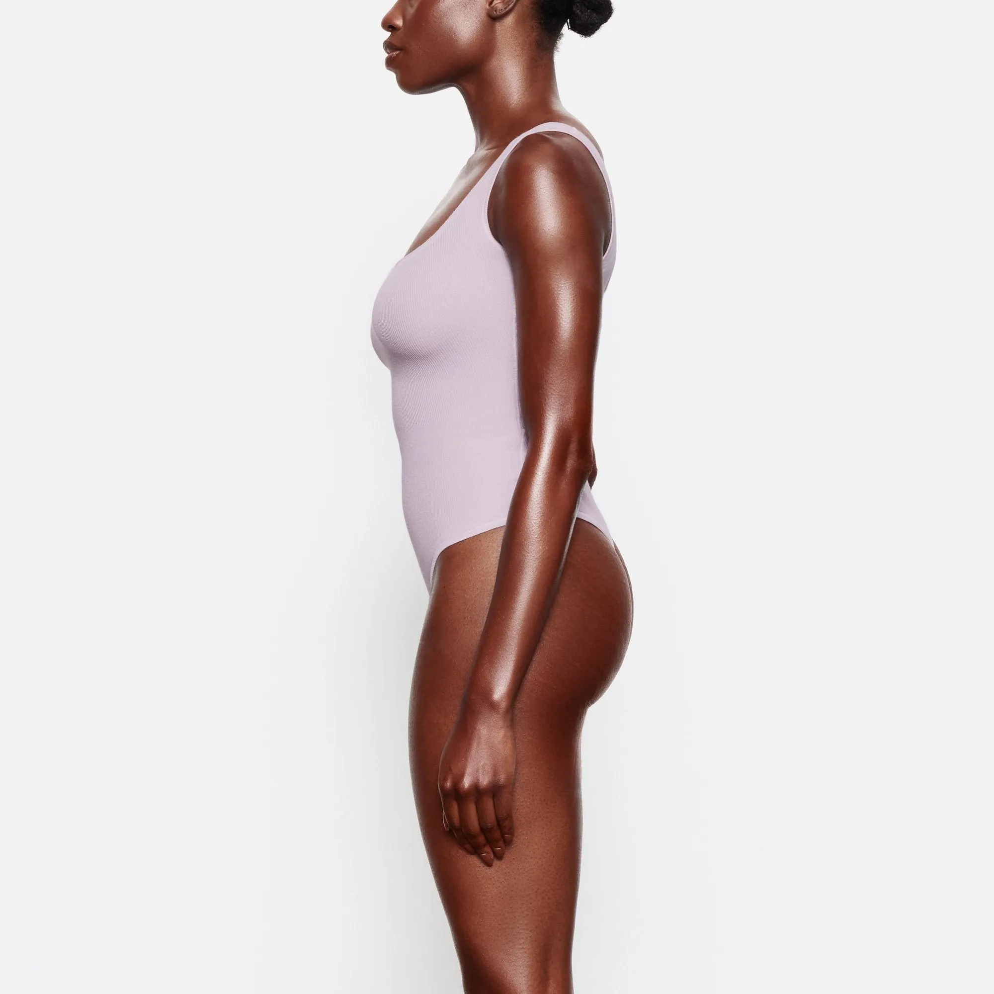 COTTON RIB BODYSUIT | IRIS MICA