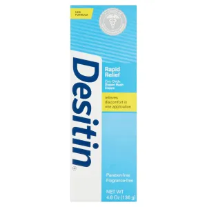 Desitin Rapid Relief Diaper Rash Cream, 136g