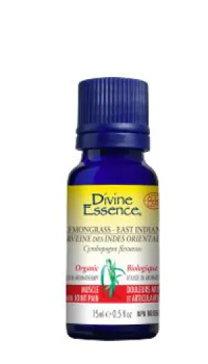 Divine Essence Organic Lemongrass - East Indian (15ml)