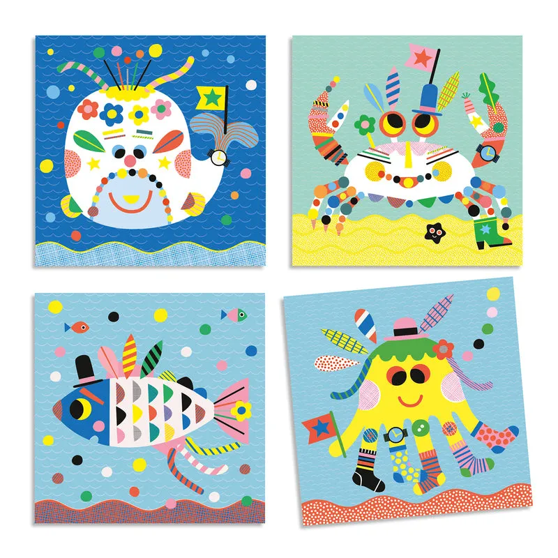 Djeco Sea Creatures Stickers