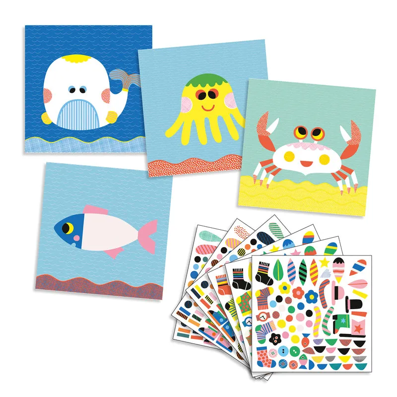 Djeco Sea Creatures Stickers