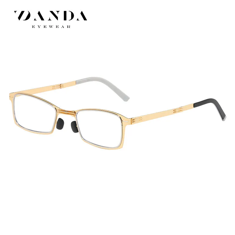 Douyin's same anti-blue light reading glasses DY8106 foldable portable glasses for the elderly to read books and small prints