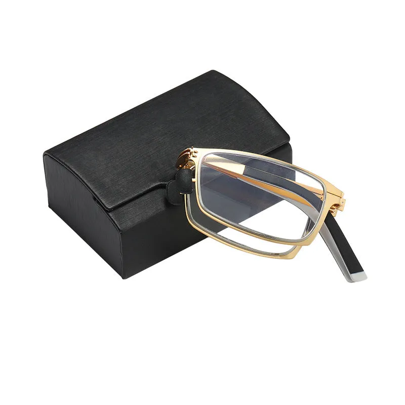 Douyin's same anti-blue light reading glasses DY8106 foldable portable glasses for the elderly to read books and small prints