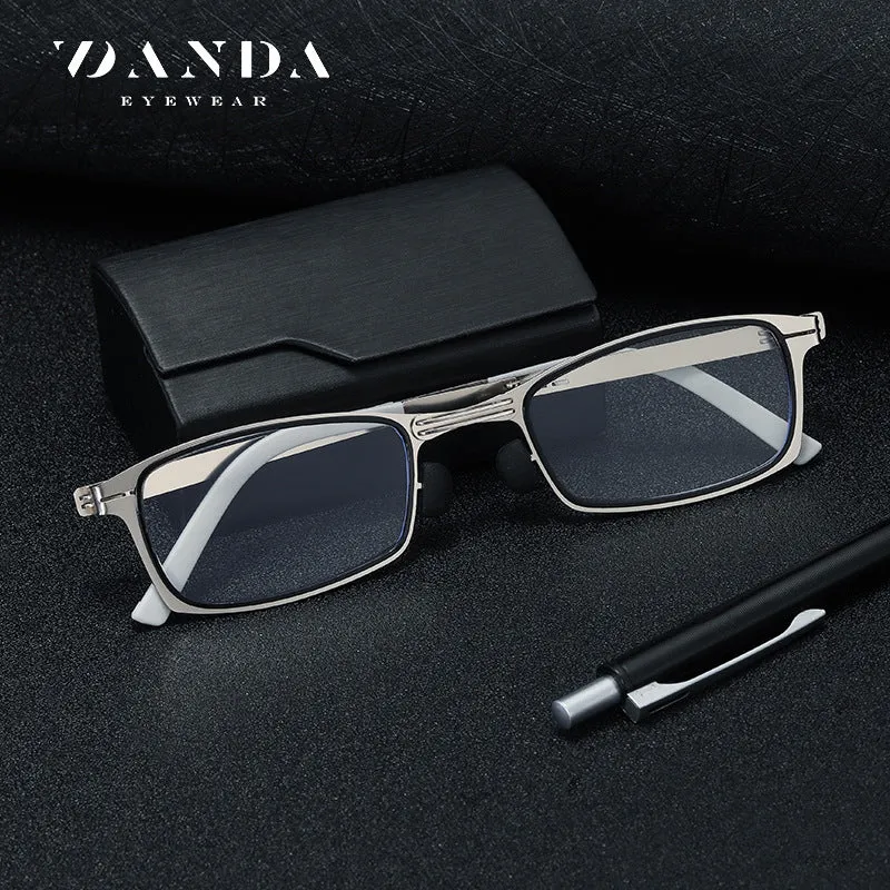 Douyin's same anti-blue light reading glasses DY8106 foldable portable glasses for the elderly to read books and small prints