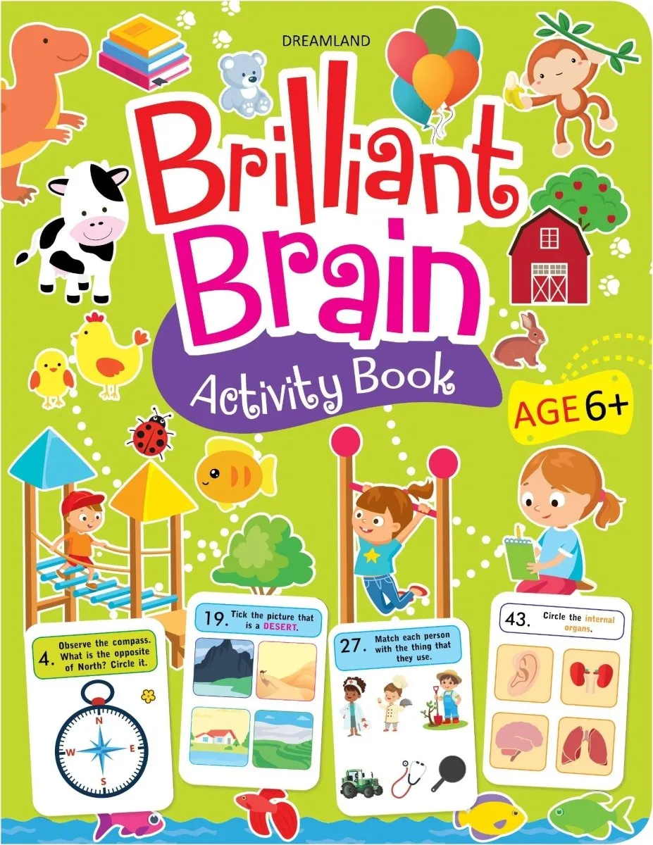 Dreamland Publications Brilliant Brain Activity Book