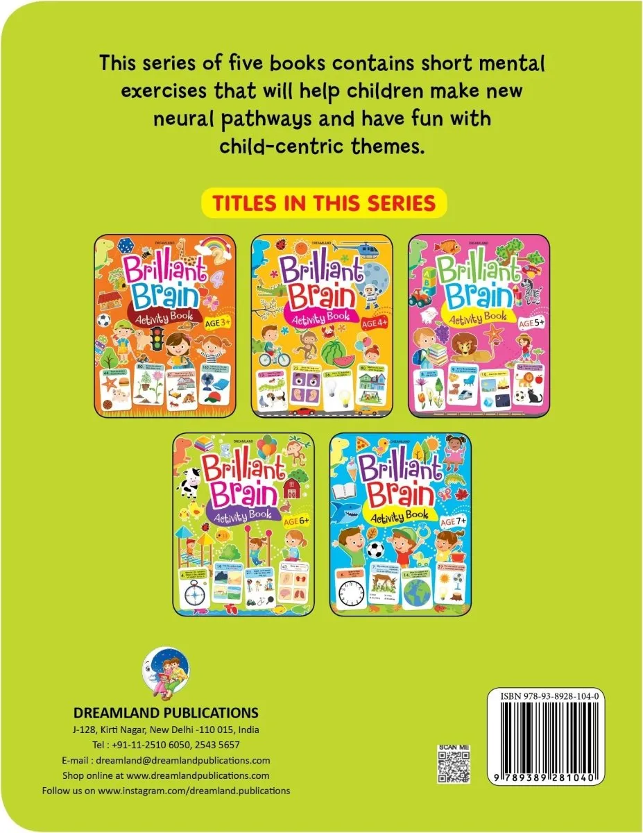 Dreamland Publications Brilliant Brain Activity Book