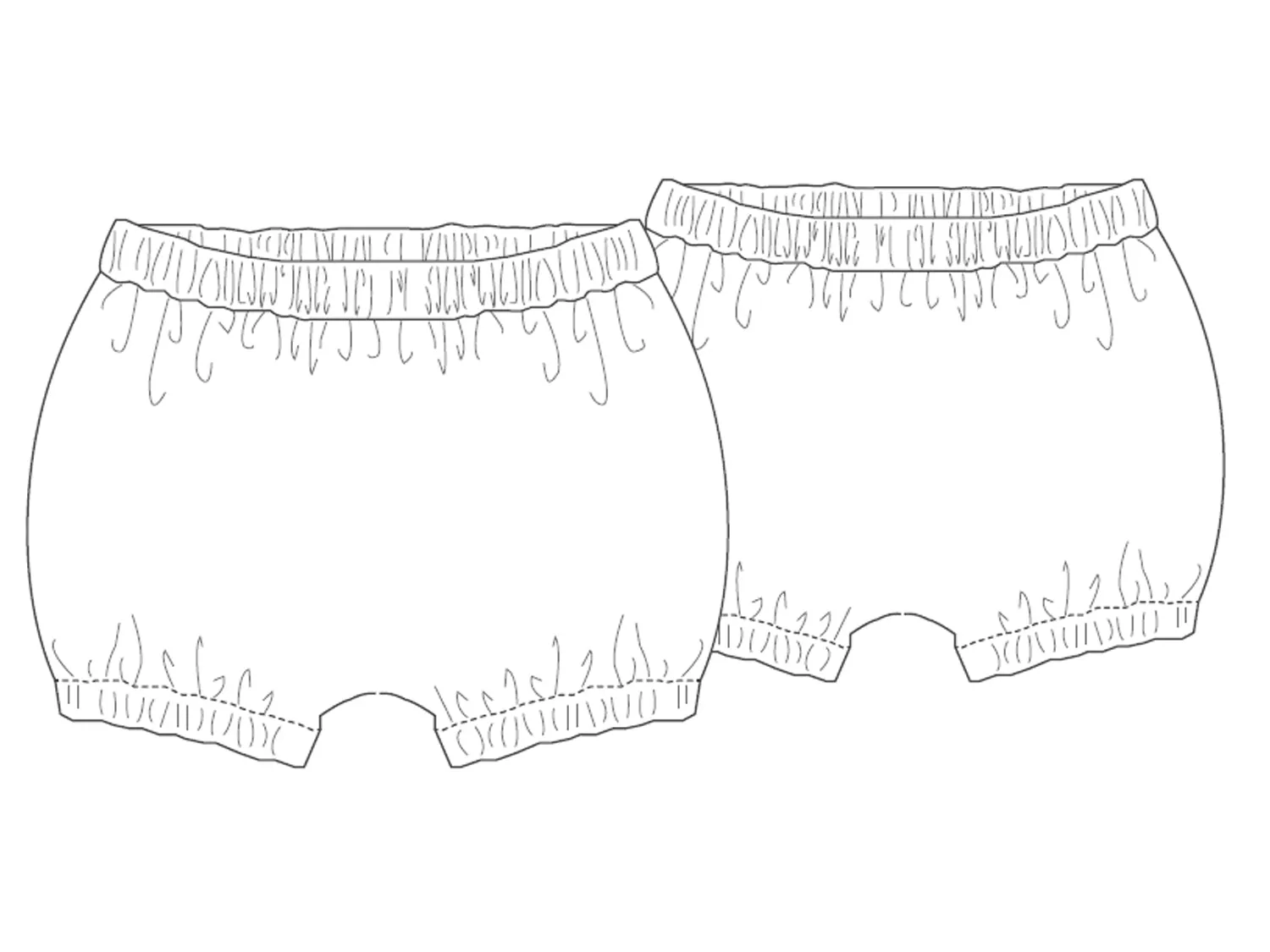 ELISA Baby diaper cover sewing pattern ebook pdf