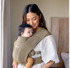 Ergobaby Embrace Cozy Knit Newborn Carrier For Babies - Olive