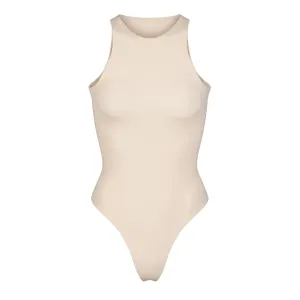 FITS EVERYBODY HIGH NECK BODYSUIT | SAND