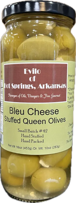 Greek Queen Halkidiki Bleu Cheese Stuffed Olives