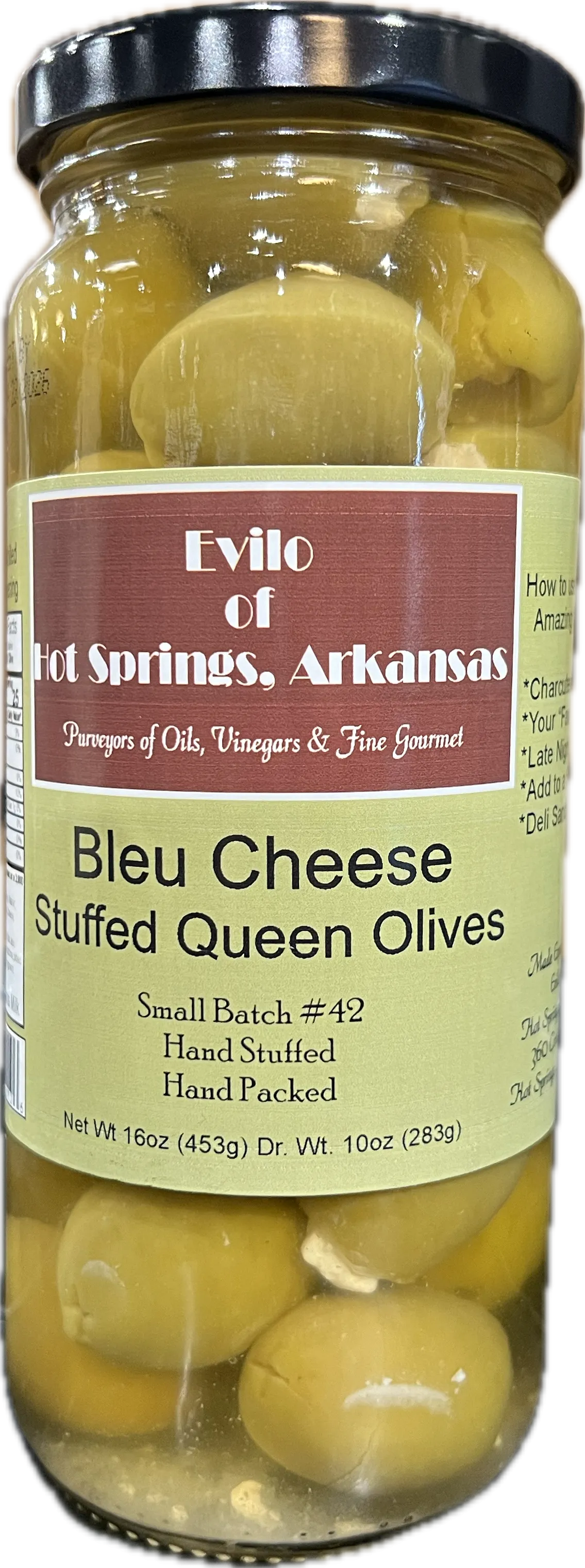 Greek Queen Halkidiki Bleu Cheese Stuffed Olives