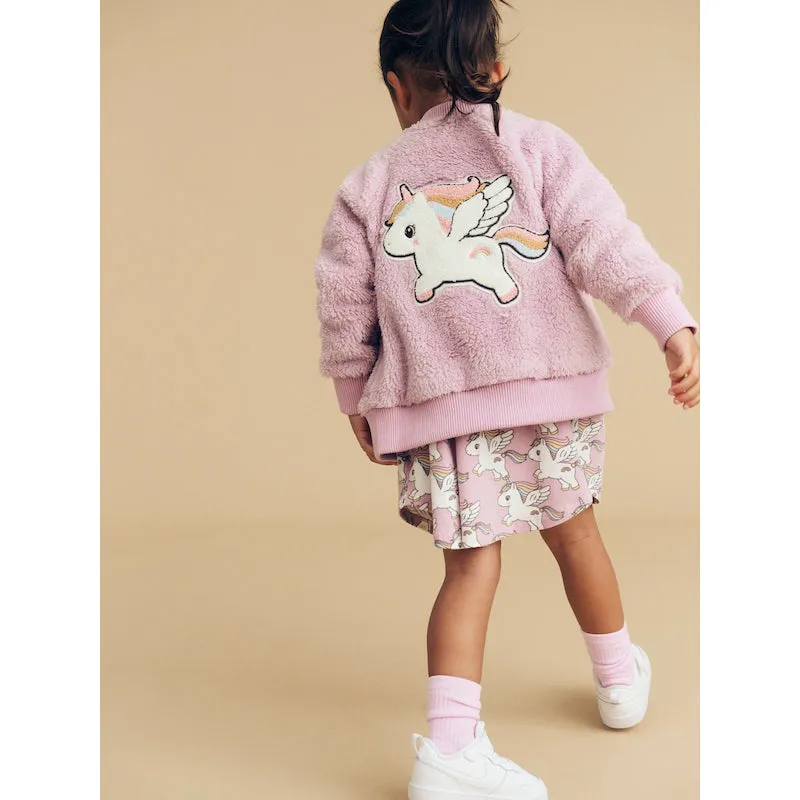 Huxbaby Magical Unicorn Fur Jacket