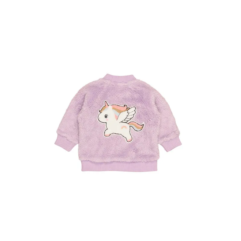 Huxbaby Magical Unicorn Fur Jacket