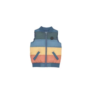 Huxbaby Smiley Rainbow Puffer Vest