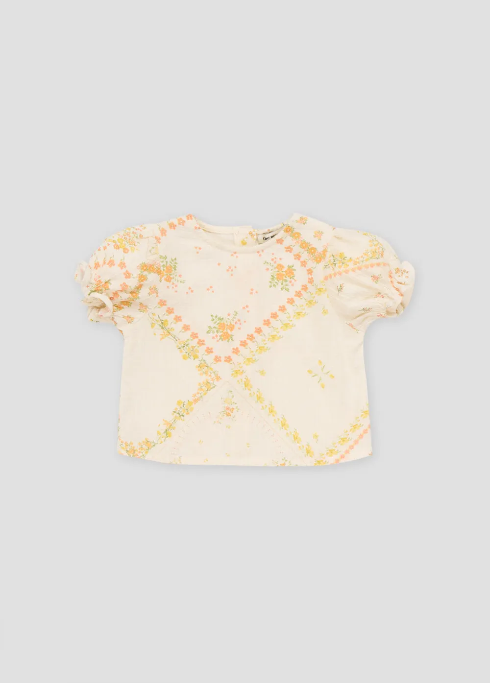 Idara Baby Blouse-Idara Flower Patchwork Print